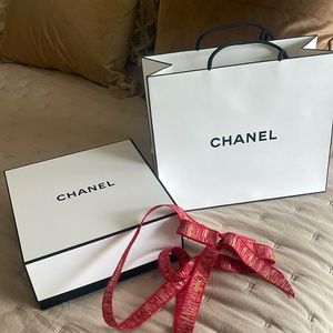 Chanel Empty Box and Bag